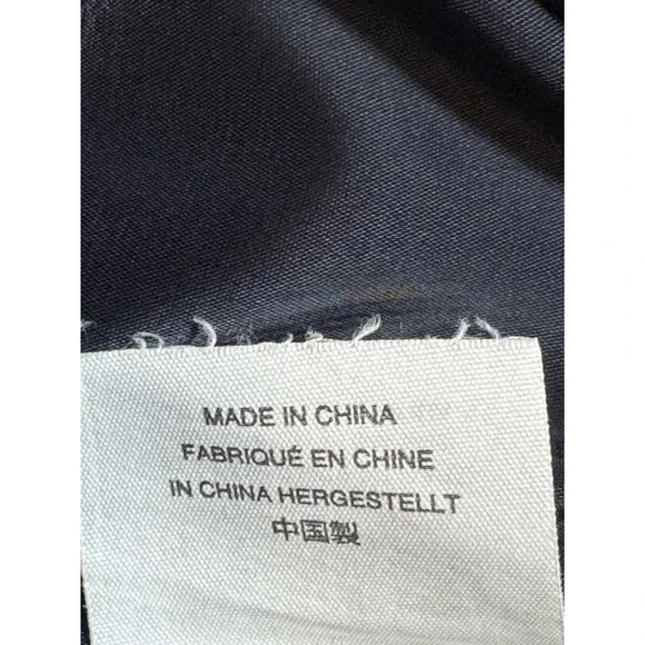 J.CREW Women's Monday Dress Lined Solid 100% Blue Wool Ruffle Sheath Career Sz 8 - Picture 5 of 16